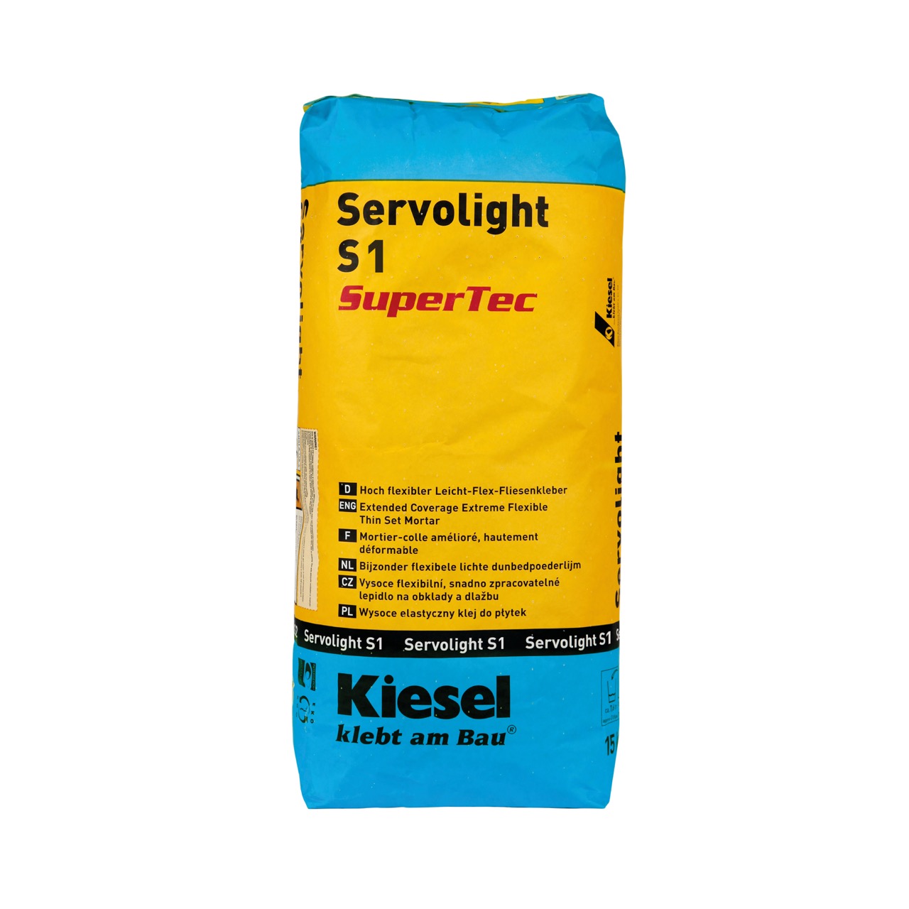 Kiesel Servolight S1 SuperTec Leicht-Flex-Fliesenkleber 15 KG