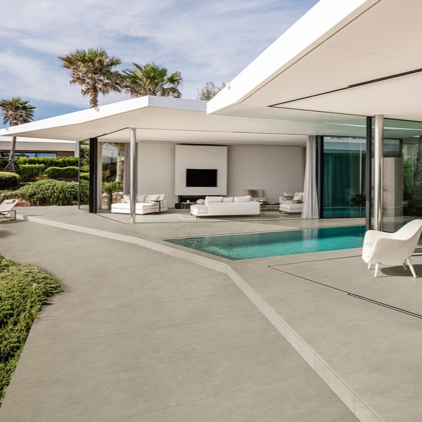 Atlas Concorde Boost Natural Pro Cinder 60x60 Outdoor Sensitech 20 MM Terrassenplatte