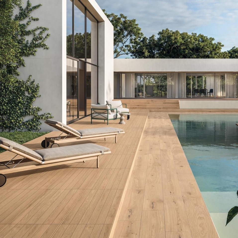 Atlas Concorde Log Icon Oak Deck 60x120 Outdoor Sensitech AX0T