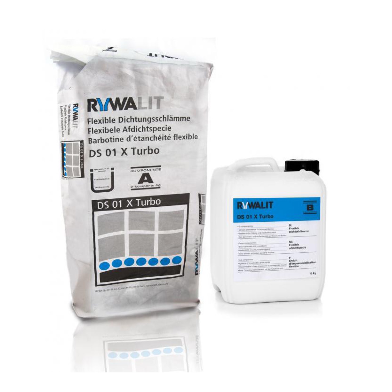 RYWALIT DS 01 X Turbo - " Kombi A + B " Flex. Dichtungsschlämme