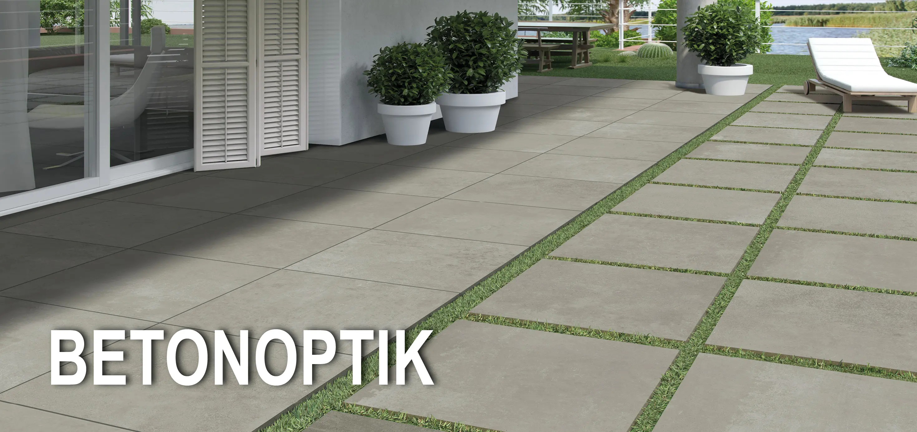 Betonoptik Terrasse