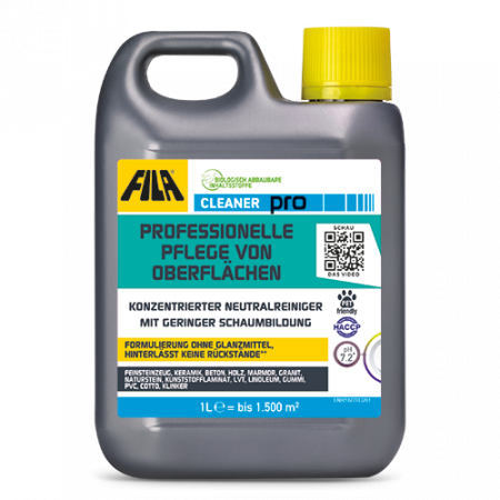 FILA CLEANER PRO: Professionelle Pflege von Oberflächen 1L